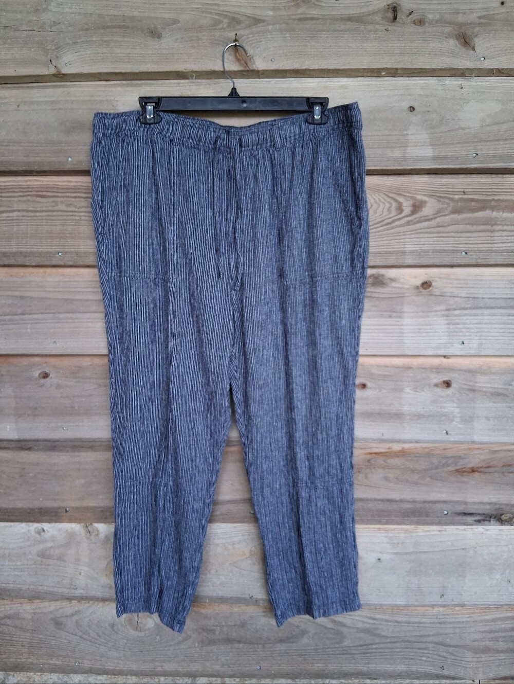Time and Tru Linen Blend Drawstring Pants